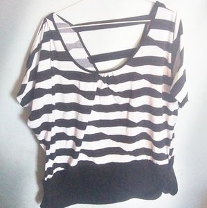 Adorable open back shirt